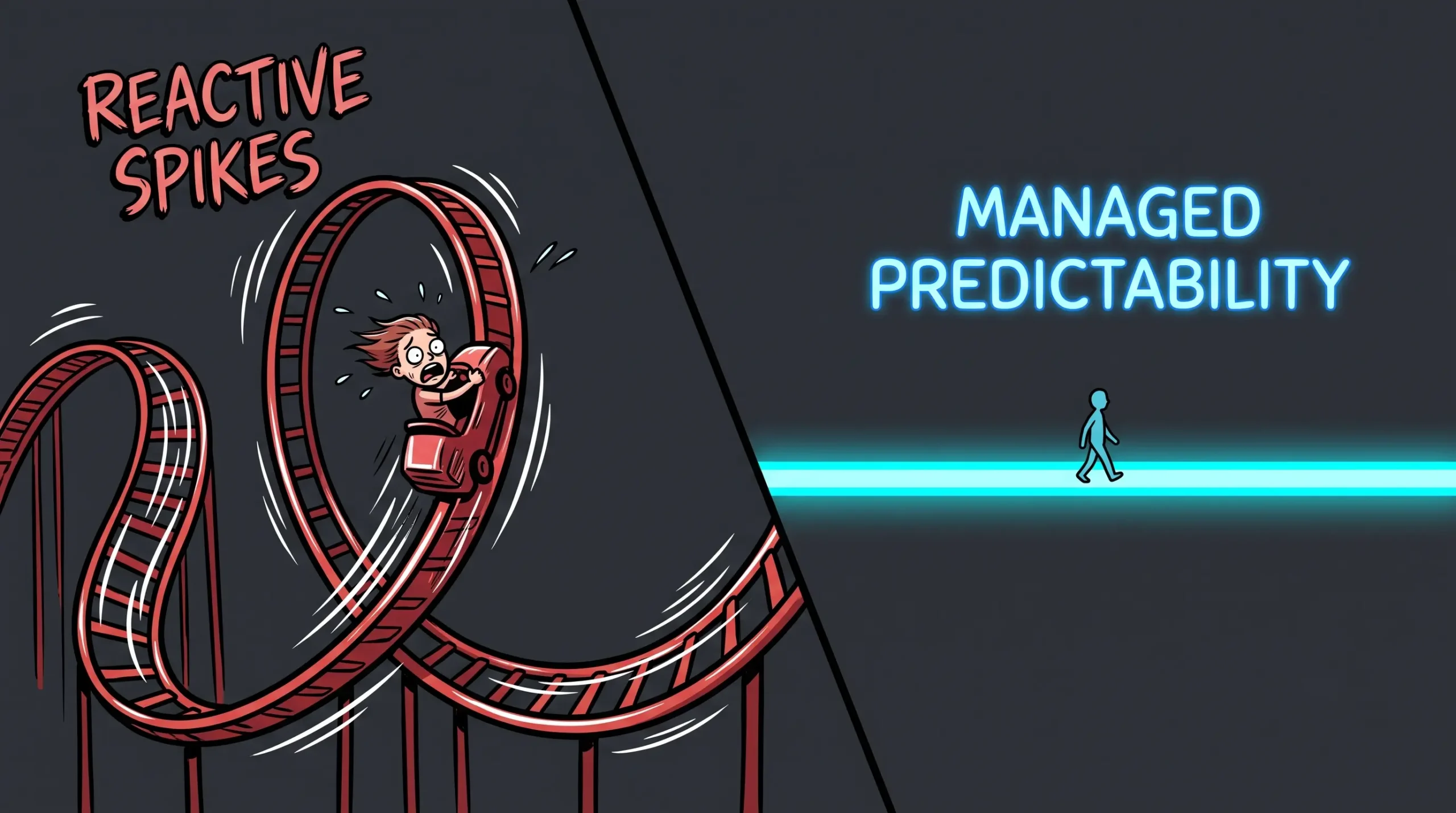 Difference between reactive and predictive approaches