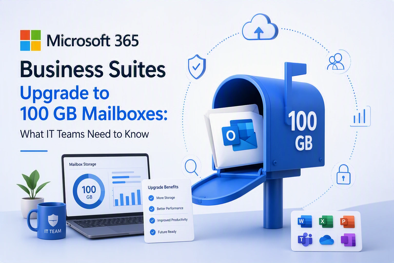 MS mailbox 50 to 100 GB